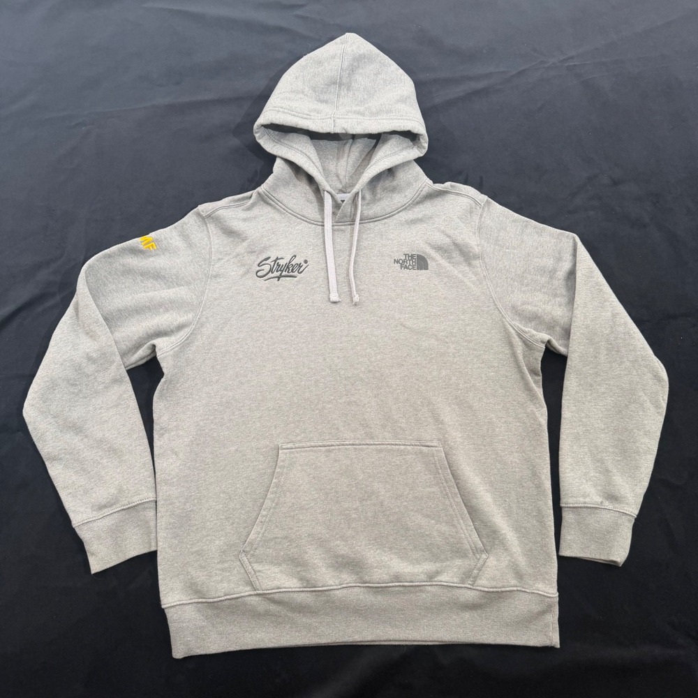 The North Face Mens Large Gray Stryker CMF Pullover Hoodie Sweatshirt